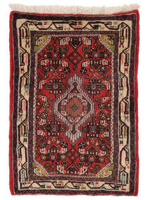  Asadabad Alfombra 60X85 Persa De Lana Negro/Rojo Oscuro Pequeño Carpetvista