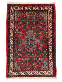 Tappeto Persiano Asadabad 63X95 Nero/Rosso Scuro (Lana, Persia/Iran)