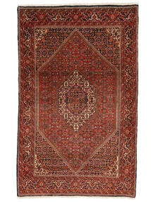  Orientalsk Bidjar Tæppe 108X172 Mørkerød/Sort Uld, Persien/Iran Carpetvista