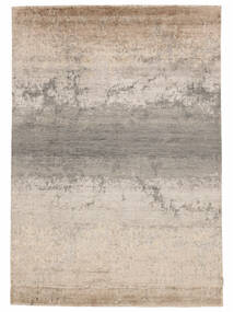 168X240 Tappeto Contemporary Design Moderno Arancione/Marrone (Lana, India) Carpetvista