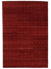 Tappeto Gabbeh Loribaft 169X244 Rosso Scuro/Nero (Lana, India)