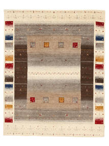 202X252 Gabbeh Loribaft Teppich Moderner Braun/Orange (Wolle, Indien) Carpetvista