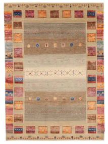 Gabbeh Loribaft Matta 173X242 Orange/Brun Ull, Indien Carpetvista