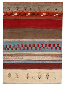 175X243 Gabbeh Loribaft Matta Modern Mörkröd/Brun (Ull, Indien) Carpetvista