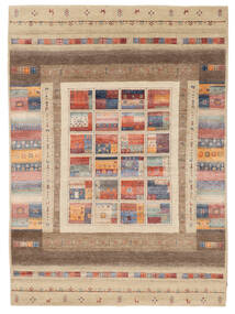 173X239 Gabbeh Loribaft Teppich Moderner Braun/Orange (Wolle, Indien) Carpetvista