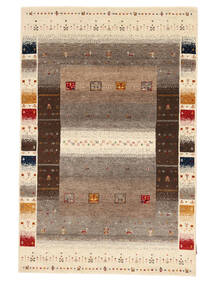 122X183 Gabbeh Loribaft Vloerkleed Modern Bruin/Beige (Wol, India) Carpetvista