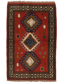  Persian Kurdi Ghuchan Rug 122X185 Black/Dark Red (Wool, Persia/Iran)