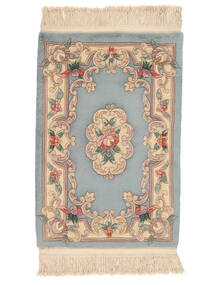 60X90 China 90 Line Vloerkleed Oosters Bruin/Grijs (Wol, China) Carpetvista