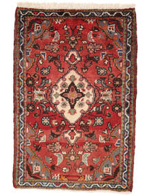 Alfombra Persa Hamadan 62X92 Rojo Oscuro/Marrón (Lana, Persia/Irán)