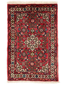  Hamadan Rug 59X90 Persian Wool Black/Dark Red Small Carpetvista