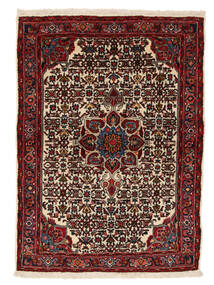  Persischer Bidjar Teppich 108X146 Schwarz/Dunkelrot (Wolle, Persien/Iran)