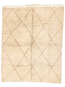 Tappeto Berber Moroccan - Beni Ourain 316X388 Beige/Arancione Grandi (Lana, Marocco)