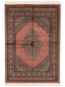  Pakistan Bokhara 3Ply Rug 141X199 Wool Brown/Black Small Carpetvista