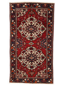 Tappeto Persiano Bakhtiar 160X293 Passatoie Nero/Rosso Scuro (Lana, Persia/Iran)