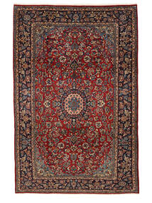 Tappeto Najafabad 243X373 Nero/Rosso Scuro (Lana, Persia/Iran)