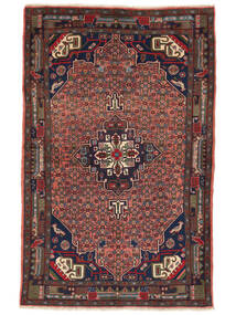 152X235 Tapete Oriental Koliai Preto/Vermelho Escuro (Lã, Pérsia/Irão) Carpetvista