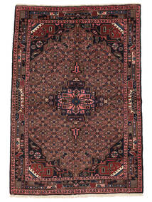 165X235 Tapete Koliai Oriental Preto/Vermelho Escuro (Lã, Pérsia/Irão) Carpetvista