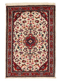  Hamadan Alfombra 82X119 Persa De Lana Negro/Rojo Oscuro Pequeño Carpetvista