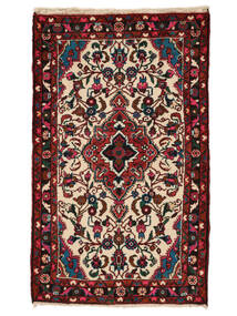  Persian Sarouk Rug 78X130 Black/Dark Red Carpetvista