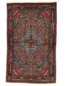  Orientalischer Koliai Teppich 149X245 Schwarz/Dunkelrot Wolle, Persien/Iran Carpetvista