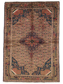  Orientalischer Koliai Teppich 154X220 Braun/Schwarz Wolle, Persien/Iran Carpetvista