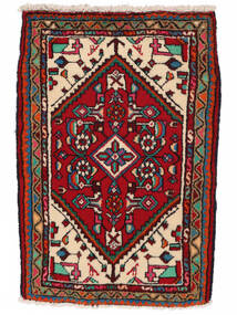 70X100 Hamadan Teppe Orientalsk Svart/Mørk Rød (Ull, Persia/Iran) Carpetvista