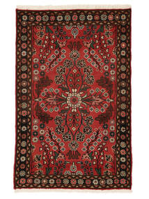  78X120 Lillian Rug Black/Dark Red Persia/Iran Carpetvista