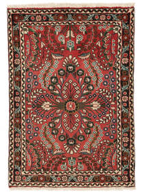  Lillian Alfombra 80X115 Persa De Lana Rojo Oscuro/Negro Pequeño Carpetvista