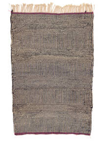 Tappeto High Atlas Kilim 105X156 Nero/Marrone (Lana, Marocco)