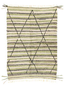 155X227 Berber Moroccan - Mid Atlas Tæppe Moderne Gul/Beige (Uld, Marokko) Carpetvista