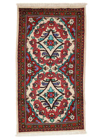 Alfombra Persa Lillian 75X134 Rojo Oscuro/Negro (Lana, Persia/Irán)