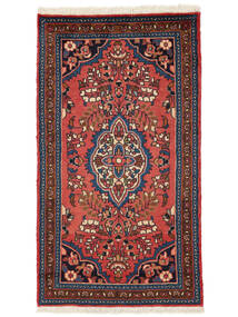 69X123 Lillian Rug Oriental Black/Dark Red (Wool, Persia/Iran) Carpetvista