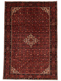 Tappeto Orientale Hosseinabad 212X310 Nero/Rosso Scuro (Lana, Persia/Iran)