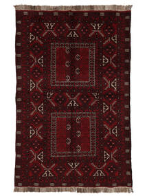  Afghan Fine Rug 135X234 Wool Black/Brown Small Carpetvista