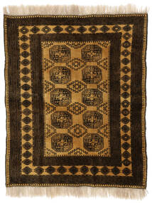 Afghan Khal Mohammadi Teppe 180X216 Kvadratisk Svart/Brun Ull, Afghanistan Carpetvista