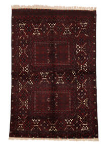  Orientalischer Afghan Khal Mohammadi Teppich 162X241 Schwarz/Braun Wolle, Afghanistan Carpetvista