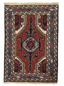 70X100 Tappeto Orientale Ardebil Nero/Rosso Scuro (Lana, Persia/Iran) Carpetvista