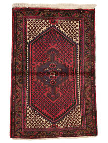  Oriental Hamadan Rug 100X150 Black/Dark Red Wool, Persia/Iran Carpetvista