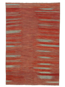  Kilim Modern Rug 163X250 Dark Red/Brown Carpetvista