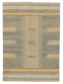 Tappeto Kilim Moderni 169X240 Giallo Scuro/Arancione (Lana, Afghanistan)