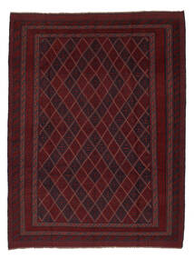 210X275 Tappeto Orientale Kilim Golbarjasta Nero/Rosso Scuro (Lana, Afghanistan) Carpetvista