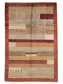 Alfombra Moderno Afghan Fine 198X294 Marrón/Rojo Oscuro (Lana, Afganistán)