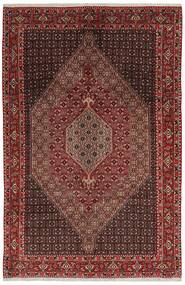  197X302 Senneh Covor Negru/Dark Red Persia/Iran
