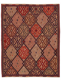  Oosters Kelim Golbarjasta Vloerkleed 155X192 Donkerrood/Zwart Wol, Afghanistan Carpetvista