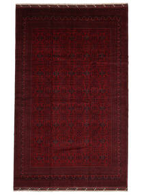 Alfombra Oriental Kunduz 300X474 Negro/Rojo Oscuro Grande (Lana, Afganistán)