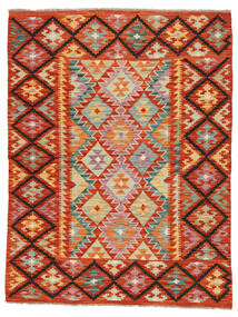 149X197 Alfombra Oriental Kilim Afghan Old Style Rojo Oscuro/Marrón (Lana, Afganistán) Carpetvista