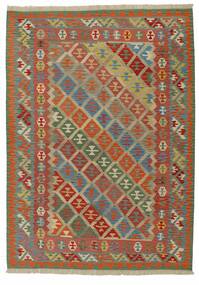 Tapete Oriental Kilim 248X335 Castanho/Vermelho Escuro (Lã, Pérsia/Irão)