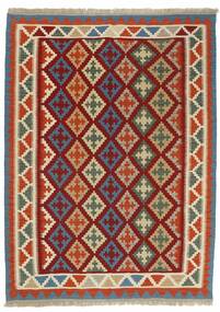 149X200 Dywan Orientalny Kilim Ciemnoczerwony/Pomarańczowy (Wełna, Persja/Iran)