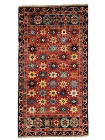  54X102 Ziegler Tæppe Mørkerød/Sort Afghanistan Carpetvista