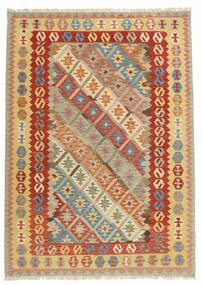 200X281 Tapete Kilim Oriental Castanho/Laranja (Lã, Pérsia/Irão)